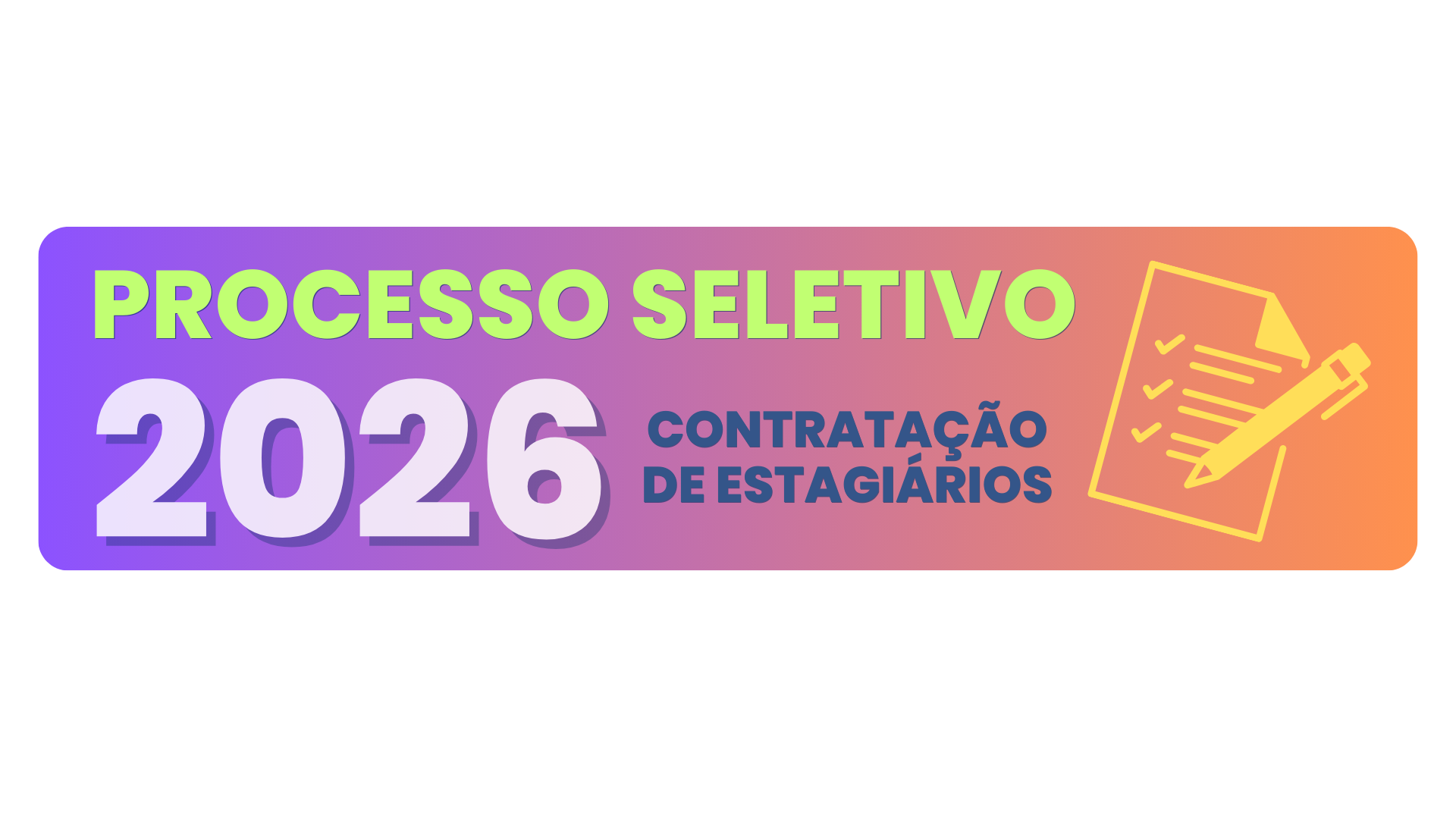 PROCESSO SELETIVO 2026