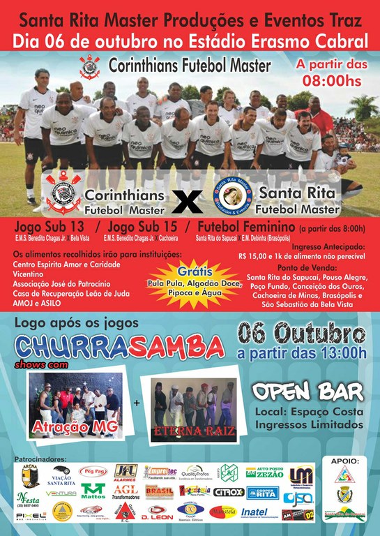 Jogo beneficente: Corinthians x Santa Rita (Master)