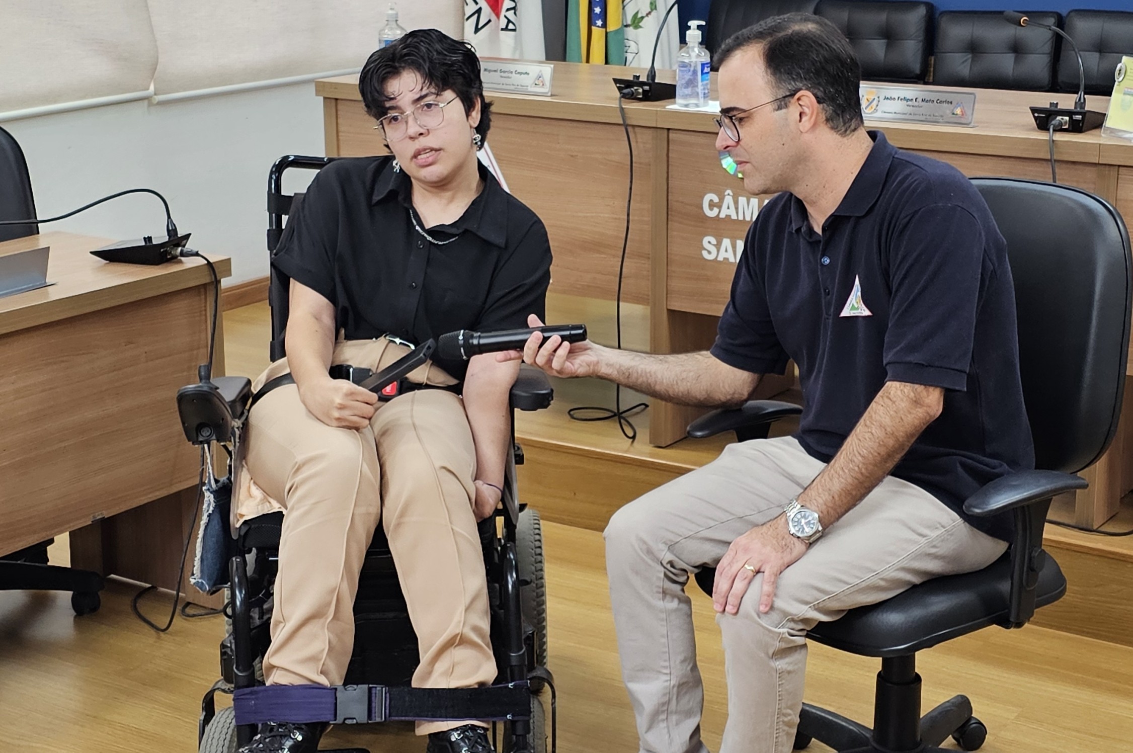 Em palestra na Câmara, Elisa de Paiva defende sociedade mais inclusiva