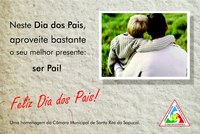 Feliz dia dos pais para você, pai!