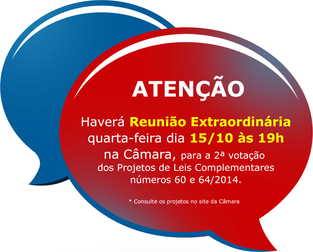 Reunião Ordinária do dia 13 de outubro