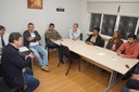 Vereadores se reúnem com prefeito na Câmara Municipal Vereadores se reúnem com prefeito na Câmara Municipal